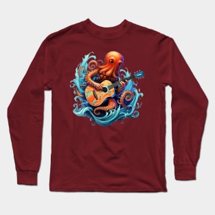 Octo-guitar Long Sleeve T-Shirt